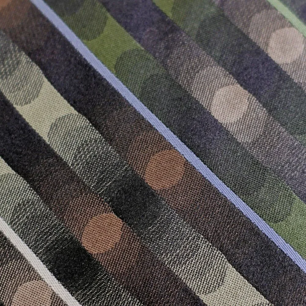 Arrow Green‎ Brown Striped Woven Silk Tie